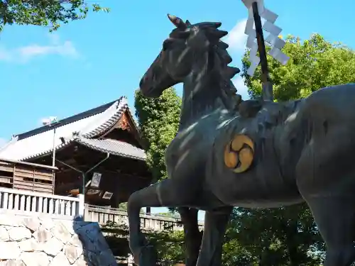 石清尾八幡宮の狛犬