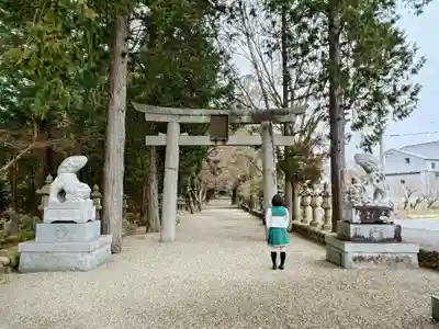 積田神社の鳥居