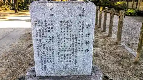 諏訪神社の歴史