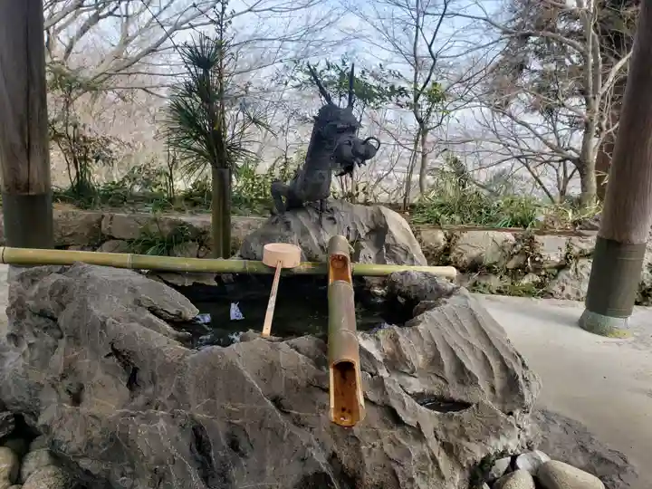 金生山 明星輪寺の手水舎