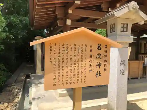名次神社の歴史