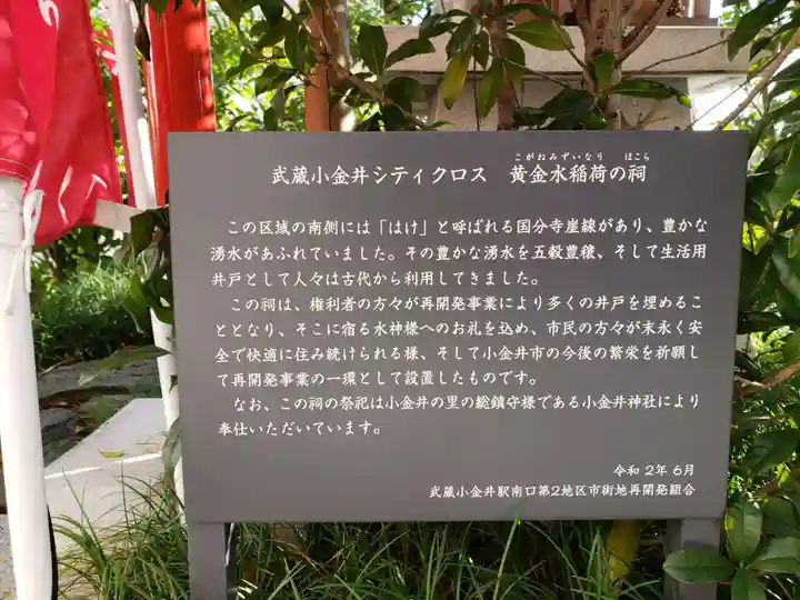 黄金水稲荷(の祠)(東京都)