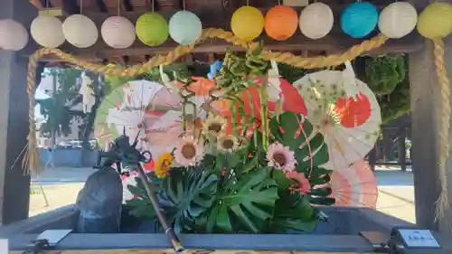 三津厳島神社の手水舎