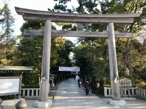 寒川神社の鳥居