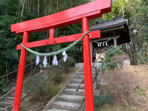 武州柿生琴平神社の鳥居