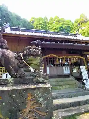男女神社の狛犬