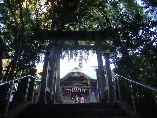 下総国三山　二宮神社の鳥居