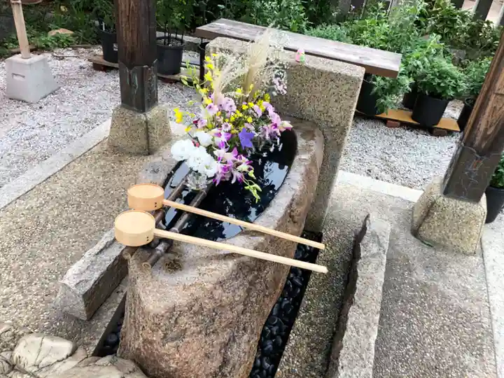 水堂須佐男神社の手水舎