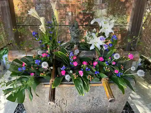 國魂神社の手水舎