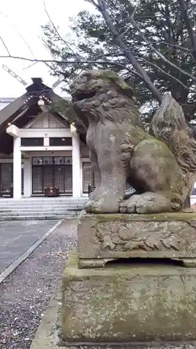 妹背牛神社の狛犬