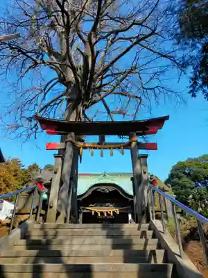 下総国三山　二宮神社の鳥居
