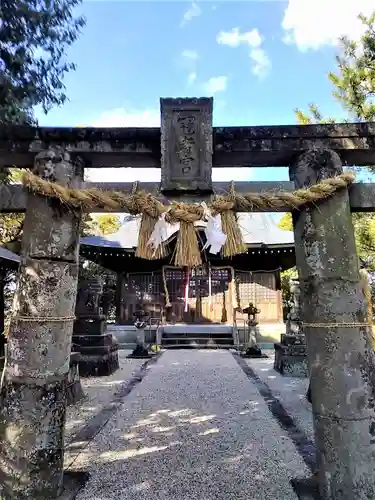 冠者神社の鳥居