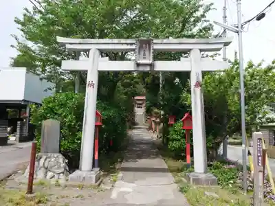 平出雷電神社の鳥居