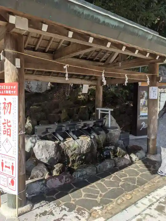 多度大社の手水舎