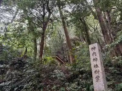 神内神社の{uncategorized: "未分類", other: "その他", undefined: "問題あり", building: "その他建物", grave: "お墓", sacred_gate: "鳥居", guardian: "狛犬", statue: "像", buddha: "仏像", history: "歴史", nature: "自然", garden: "庭園", animal: "動物", pagoda: "塔", temizu: "手水舎", mountain_gate: "山門・神門", sanctuary: "本殿・本堂", subordinate: "末社・摂社", art: "芸術", scenery: "景色", jizo: "地蔵", ema: "絵馬", goshuin: "御朱印", omikuji: "おみくじ", items: "授与品その他", amulet: "お守り", goshuincho: "御朱印帳", eats: "食事", festival: "お祭り", votive_dance: "神楽", shichigosan: "七五三参", wedding: "結婚式", experience: "体験その他", initially: "初詣", around: "周辺", anti_infection: "感染症対策"}