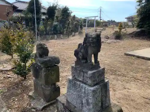 雷神社の狛犬