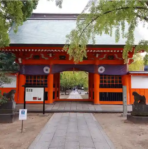 葛飾八幡宮の山門・神門