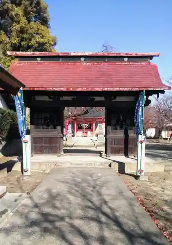 石和八幡宮(官知物部神社)の山門・神門