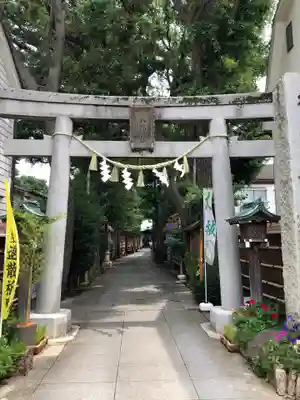 戸越八幡神社の鳥居
