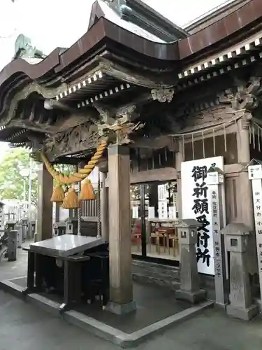 尺間神社の本殿