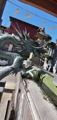 武蔵第六天神社の手水舎