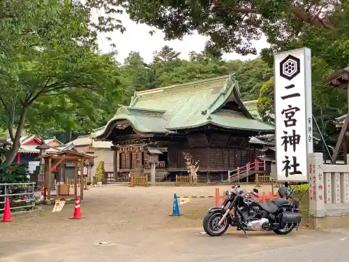 下総国三山　二宮神社の本殿・本堂
