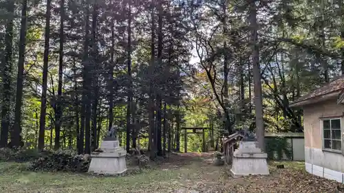 占冠神社の景色