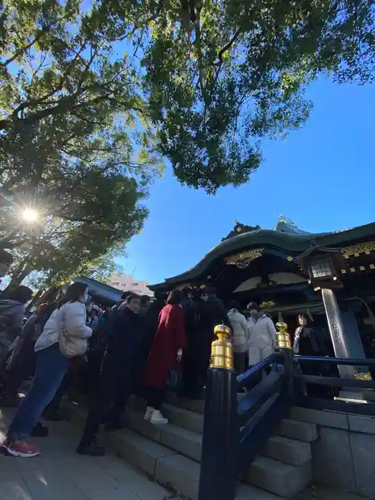 穴八幡宮の本殿・本堂