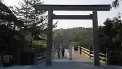 伊勢神宮内宮（皇大神宮）の鳥居