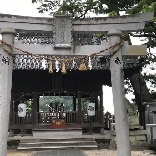 八百富神社の鳥居