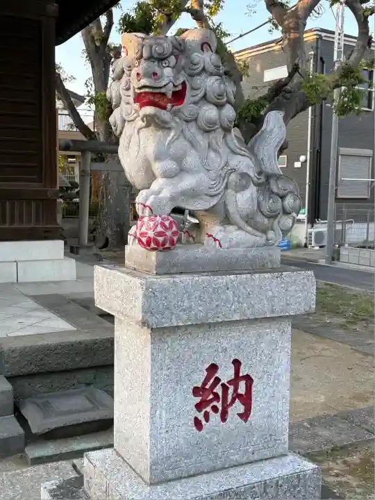 桑川神社の狛犬