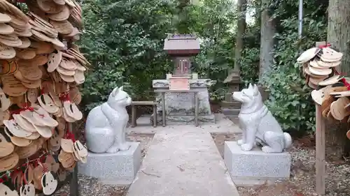 座間神社の狛犬