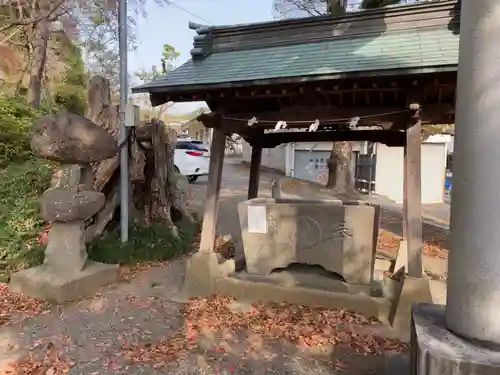 五所八幡宮の手水舎