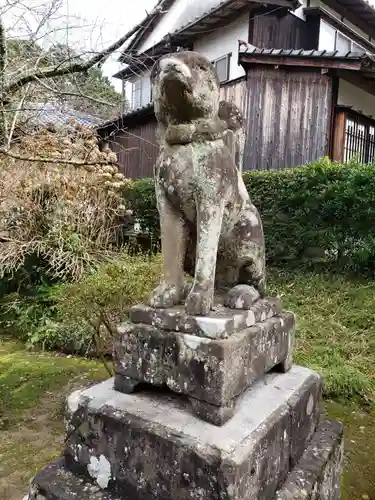 松江城山稲荷神社の狛犬