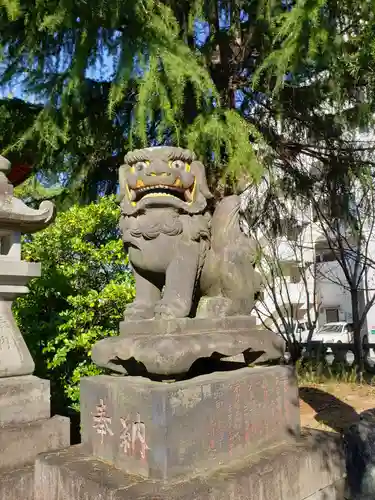 綿積神社の狛犬