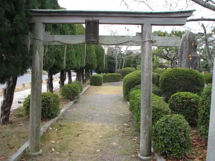 冨士宮神社の鳥居