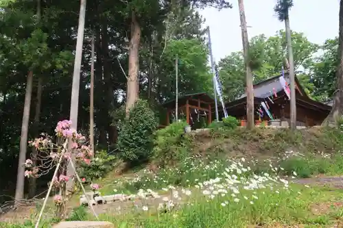 阿久津「田村神社」（郡山市阿久津町）旧社名：伊豆箱根三嶋三社の景色
