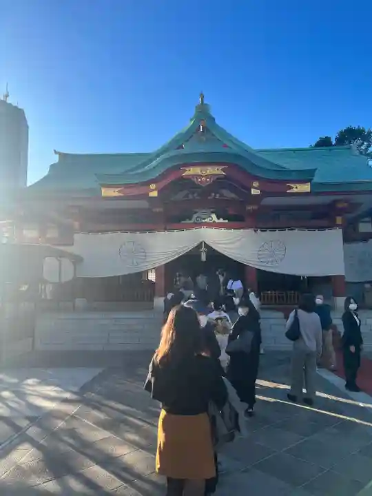 日枝神社の本殿・本堂