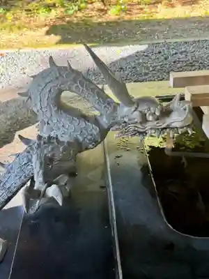 帯廣神社の手水舎