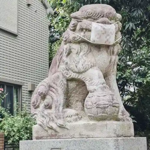 八幡神社の狛犬