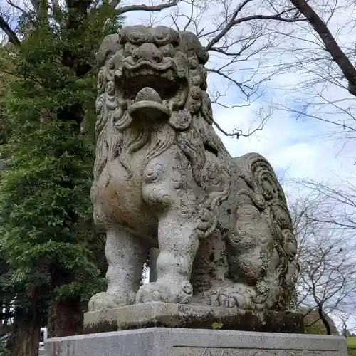 冨木八幡神社の狛犬