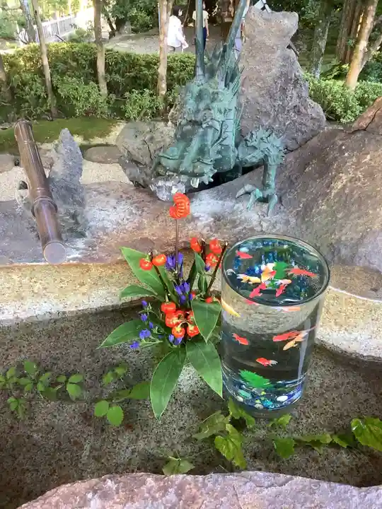 白山宮の手水舎