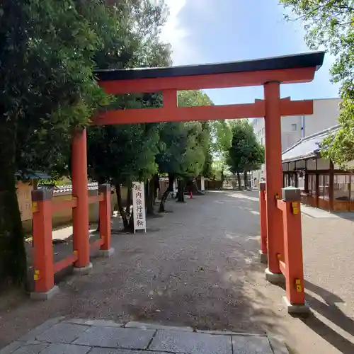 率川神社（大神神社摂社）の鳥居