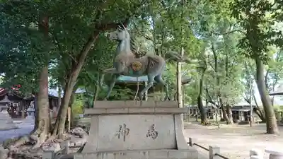 清洲山王宮　日吉神社の狛犬