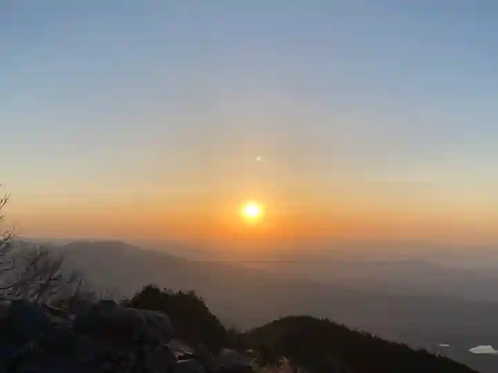 山家神社奥宮の景色