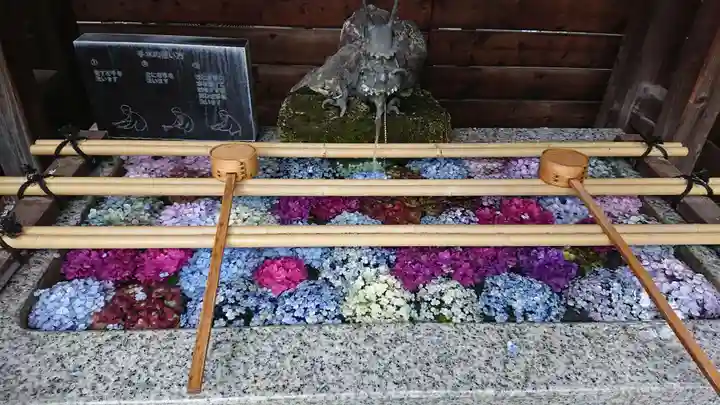 鎮守氷川神社の手水舎