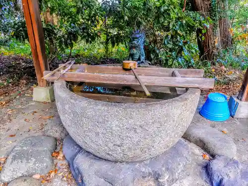 神明社（八反畑）の手水舎