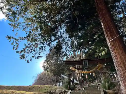 子檀嶺神社の鳥居