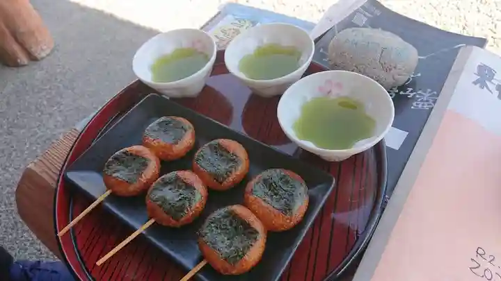 阿波々神社の食事