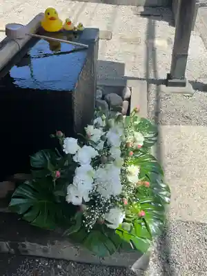 上尾御嶽神社の手水舎